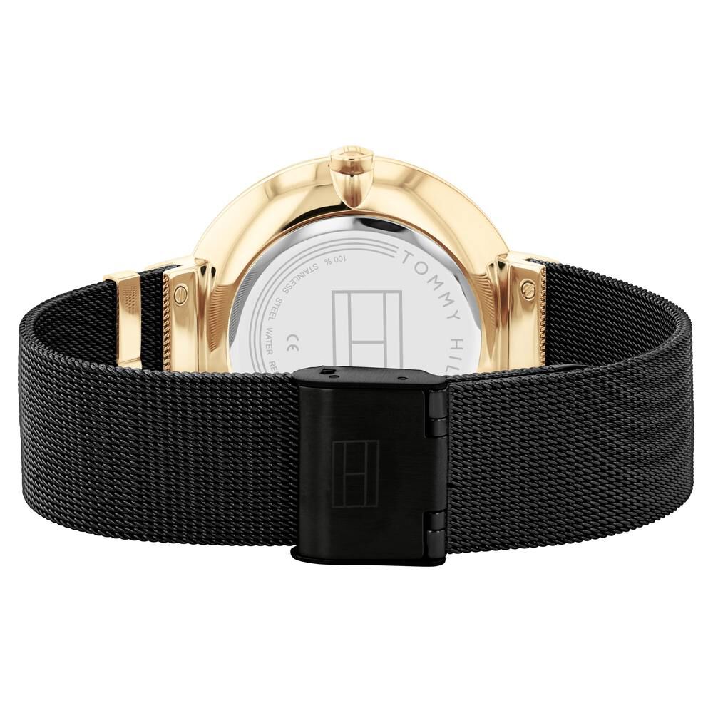 Tommy Hilfiger Quartz Analog Black Dial Stainless Steel Strap Watch For Women