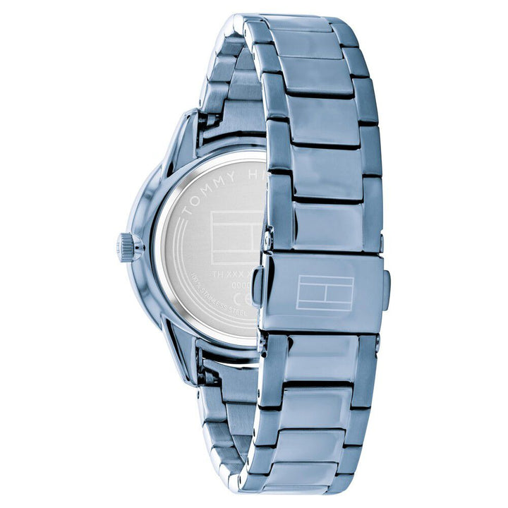 Tommy Hilfiger Quartz Analog Blue Dial Stainless Steel Strap Watch for Women NETH1782547