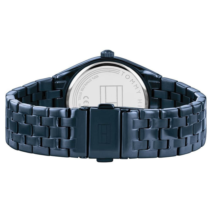 Tommy Hilfiger Quartz Analog Blue Dial Stainless Steel Strap Watch For Women