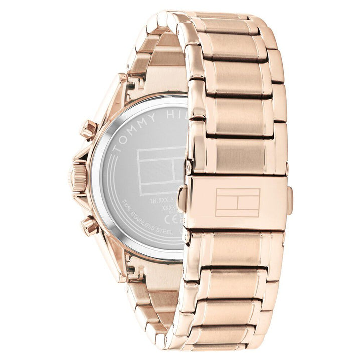 Tommy Hilfiger Quartz Analog Golden Dial Stainless Steel Strap Watch For Women
