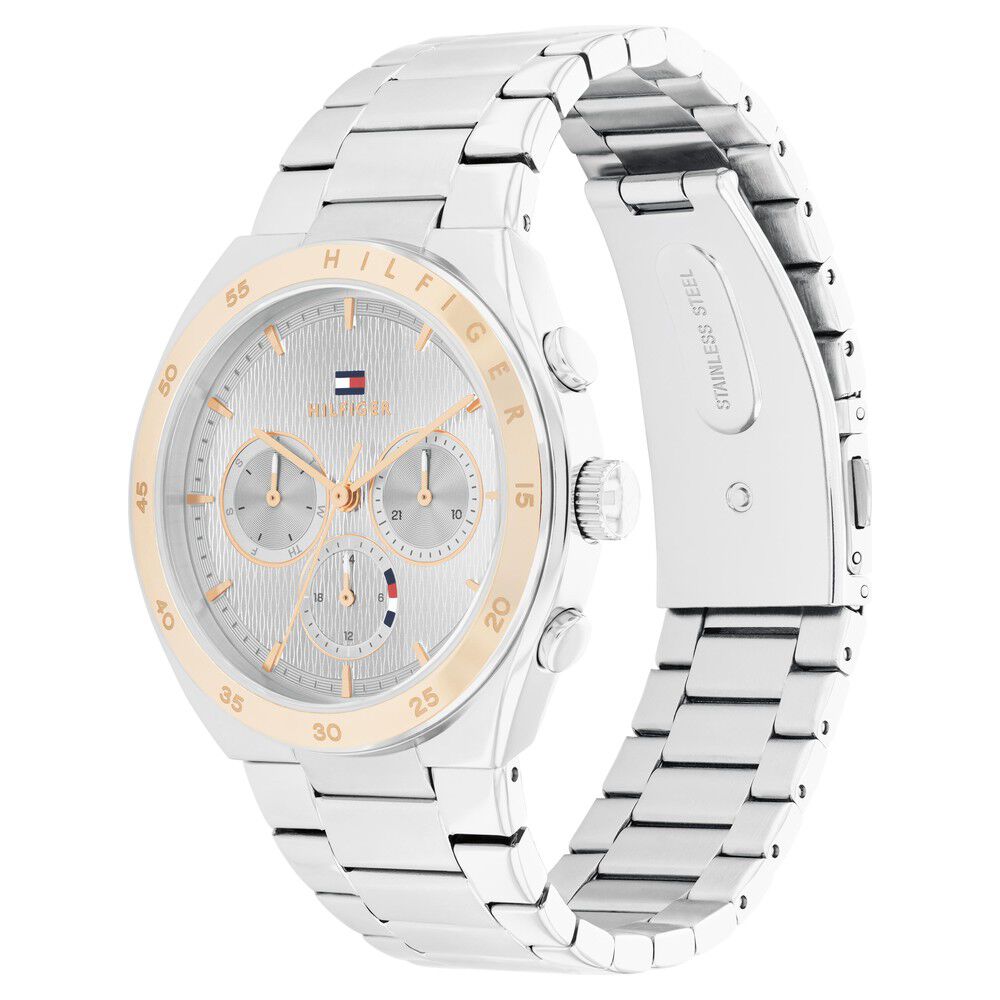 Tommy Hilfiger Quartz Multifunction Silver Dial Stainless Steel Strap Watch for Women TH1782574