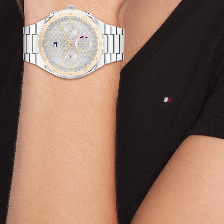 Tommy Hilfiger Quartz Multifunction Silver Dial Stainless Steel Strap Watch for Women TH1782574