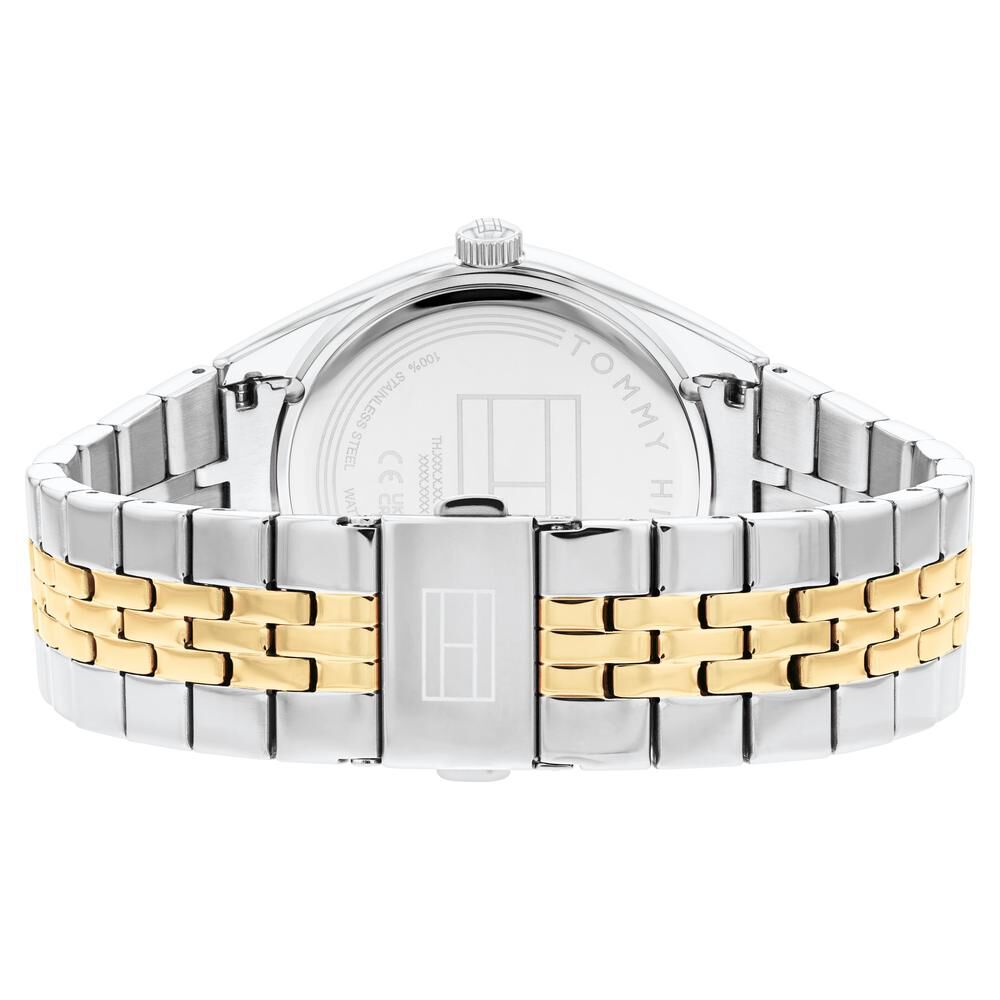 Tommy Hilfiger Quartz Analog With Date Black Dial Stainless Steel Strap Watch For Women