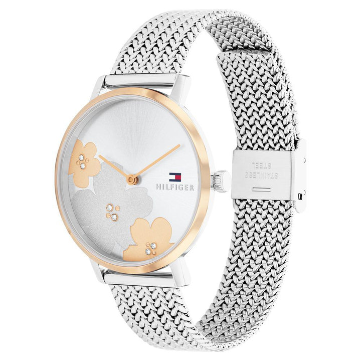 Tommy Hilfiger Quartz Multifunction Silver Dial Stainless Steel Strap Watch For Women