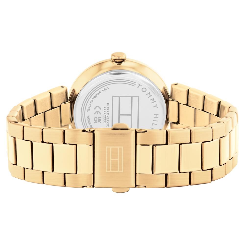 Tommy Hilfiger Quartz Analog Brown Dial Stainless Steel Strap Watch For Women