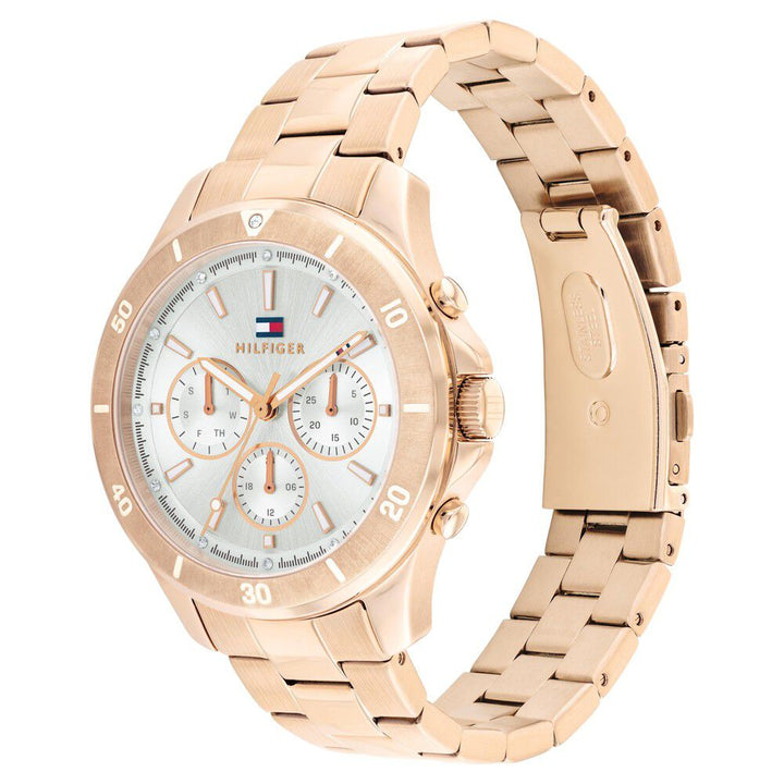 Tommy Hilfiger Quartz Multifunction Silver Stainless Steel Strap for Women TH1782639