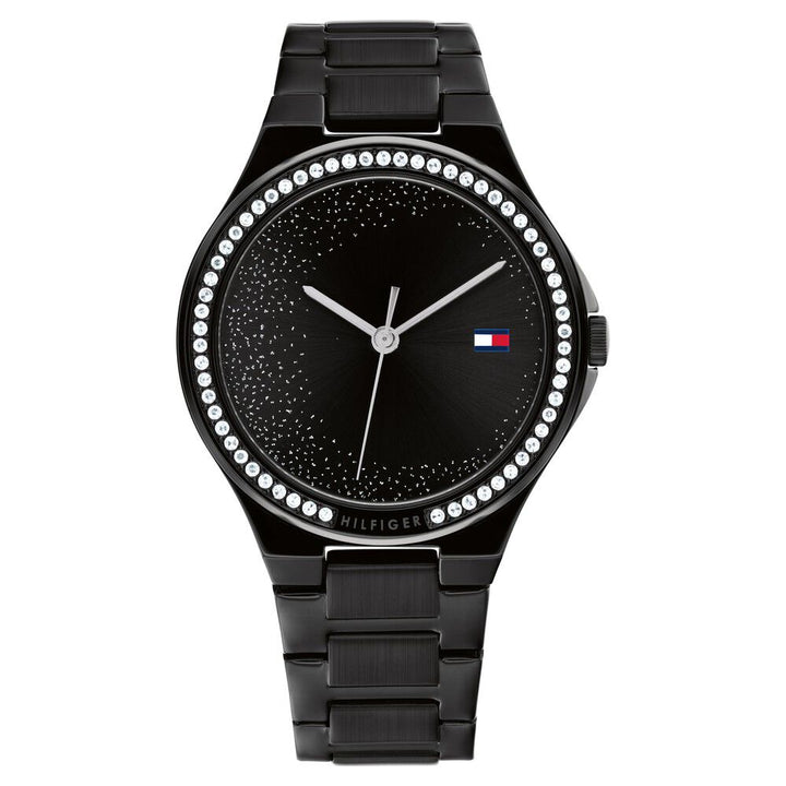 Tommy Hilfiger Quartz Analog Black Stainless Steel Strap for Women TH1782644