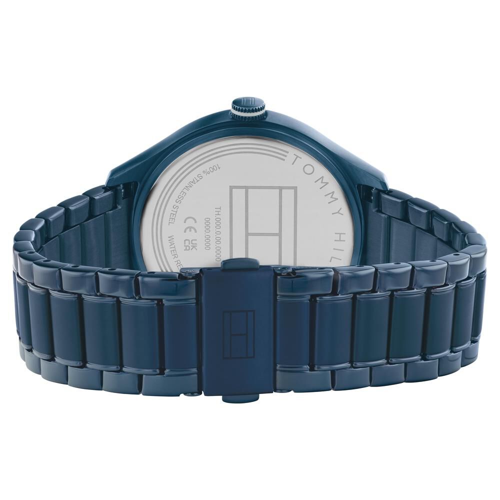 Tommy Hilfiger Quartz Analog with Day and Date Blue dial Stainless Steel Strap Watch for Women TH1782656