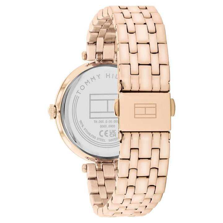 Tommy Hilfiger Quartz Analog Rose Gold Dial Rose Gold Stainless Steel Strap Watch for Women - The Watch Factory ®