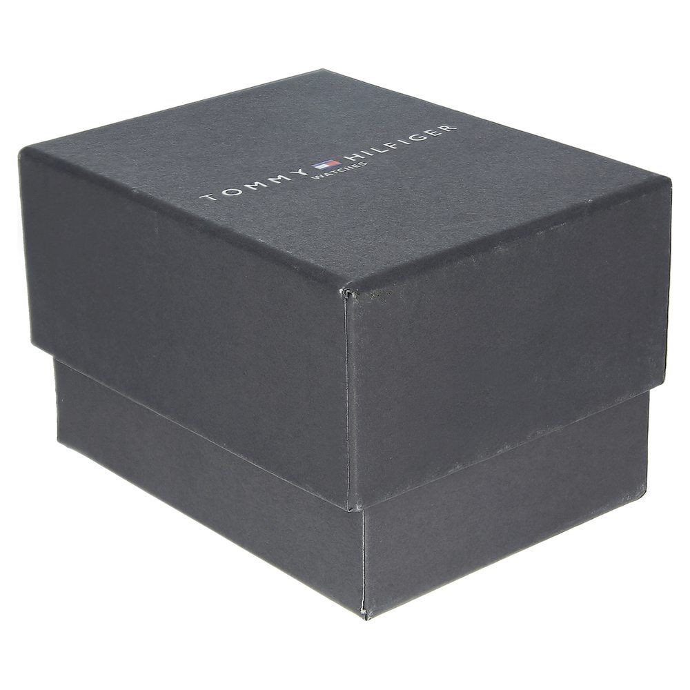 Tommy Hilfiger Quartz Multifunction Silver Dial Leather Strap Watch for Men-TH1791246J