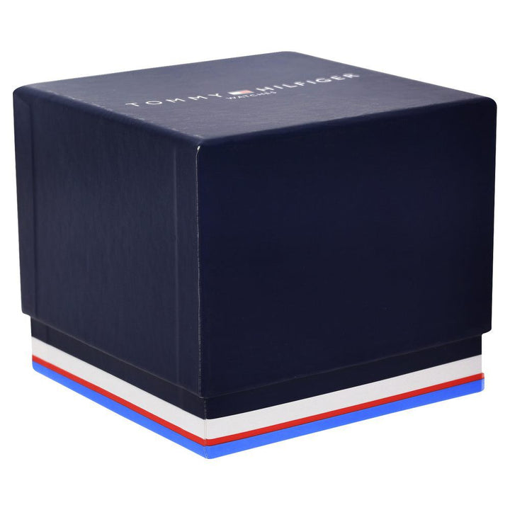 Tommy Hilfiger Quartz Multifunction Black Dial Leather Strap Watch for Men-NTH1791269