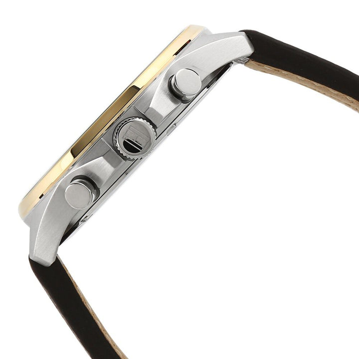 Tommy Hilfiger Quartz Multifunction Blue Dial Leather Strap Watch for Men-NCTH1791275W