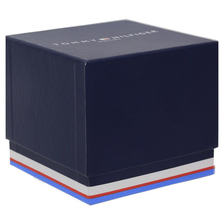 Tommy Hilfiger Quartz Multifunction Black Dial Leather Strap Watch for Men-NTH1791310