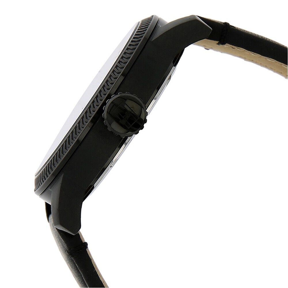 Tommy Hilfiger Quartz Analog with Date Black Dial Leather Strap Watch for Men-NCTH1791314W