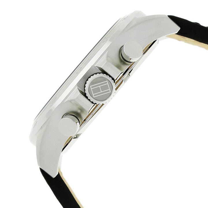 Tommy Hilfiger Quartz Multifunction Blue Dial Leather Strap Watch for Men-NCTH1791346W