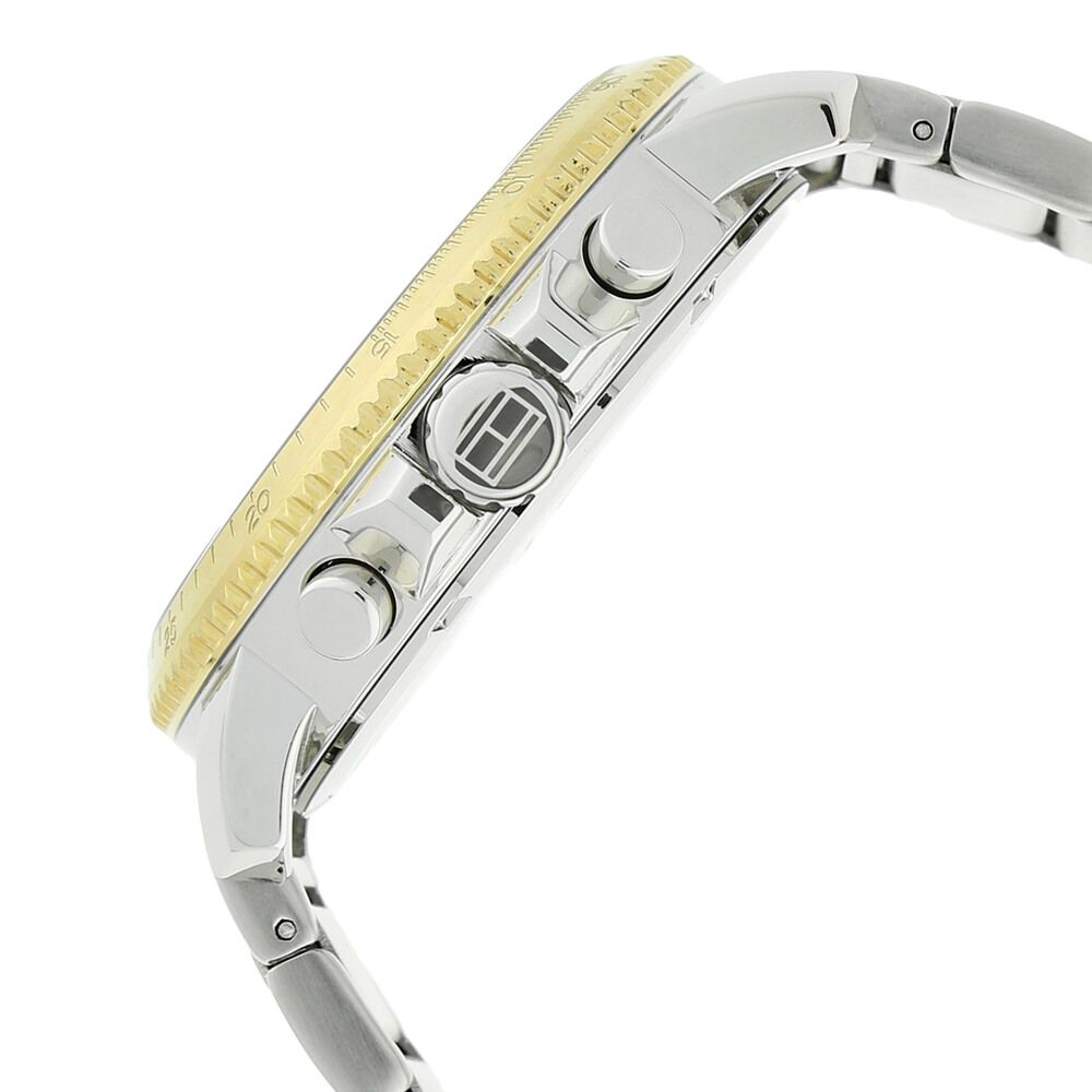 Tommy Hilfiger Quartz Analog Black Dial Stainless Steel Strap Watch for Men-NCTH1791361