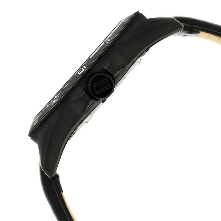 Tommy Hilfiger Quartz Multifunction Blue Dial Leather Strap Watch for Men-NCTH1791368