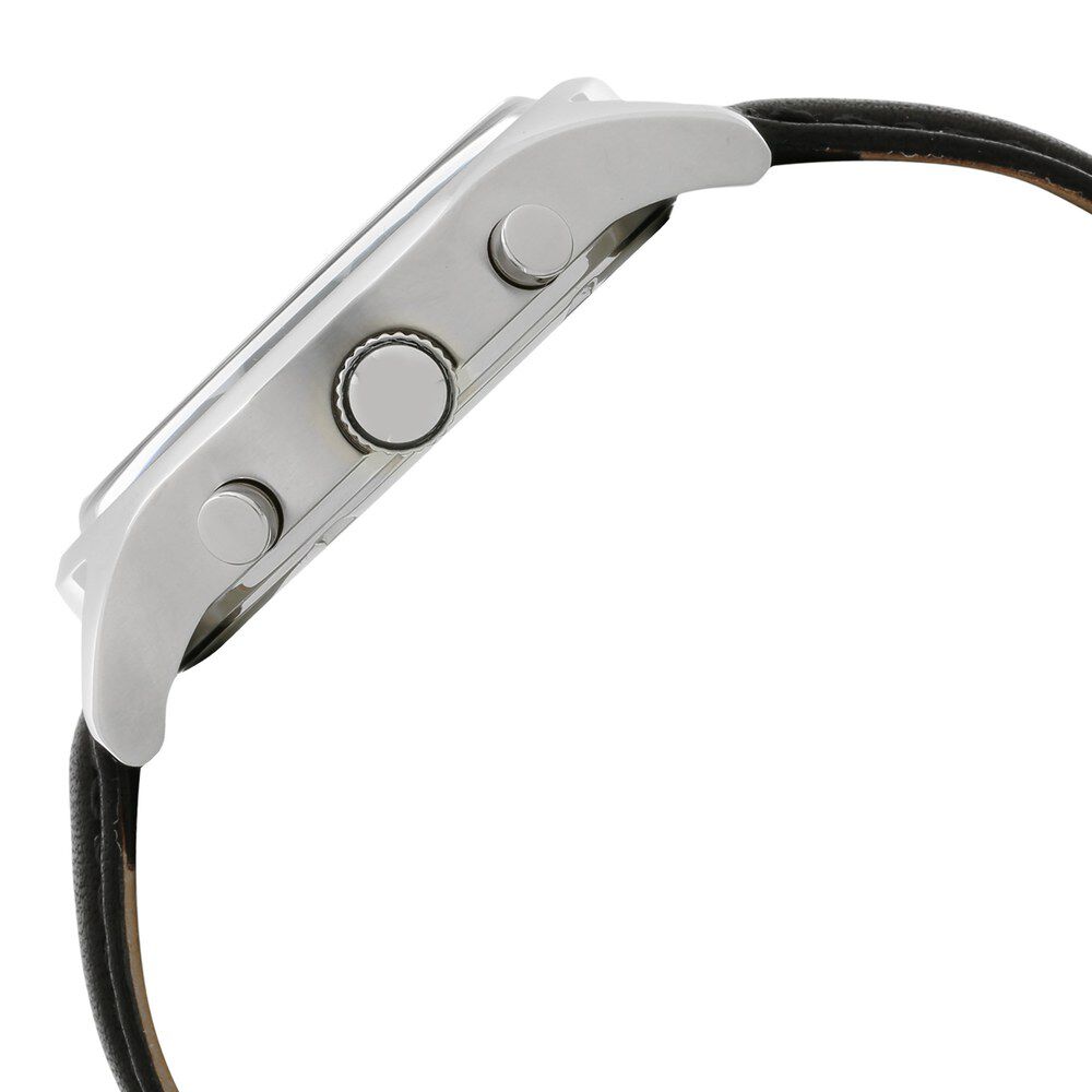 Tommy Hilfiger Quartz Analog Black Dial Leather Strap Watch for Men-NCTH1791388