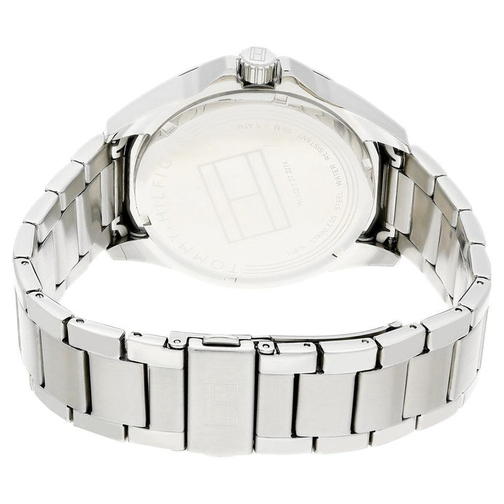 Tommy Hilfiger Quartz Multifunction Black Dial Metal Strap Watch for Men-NCTH1791394W