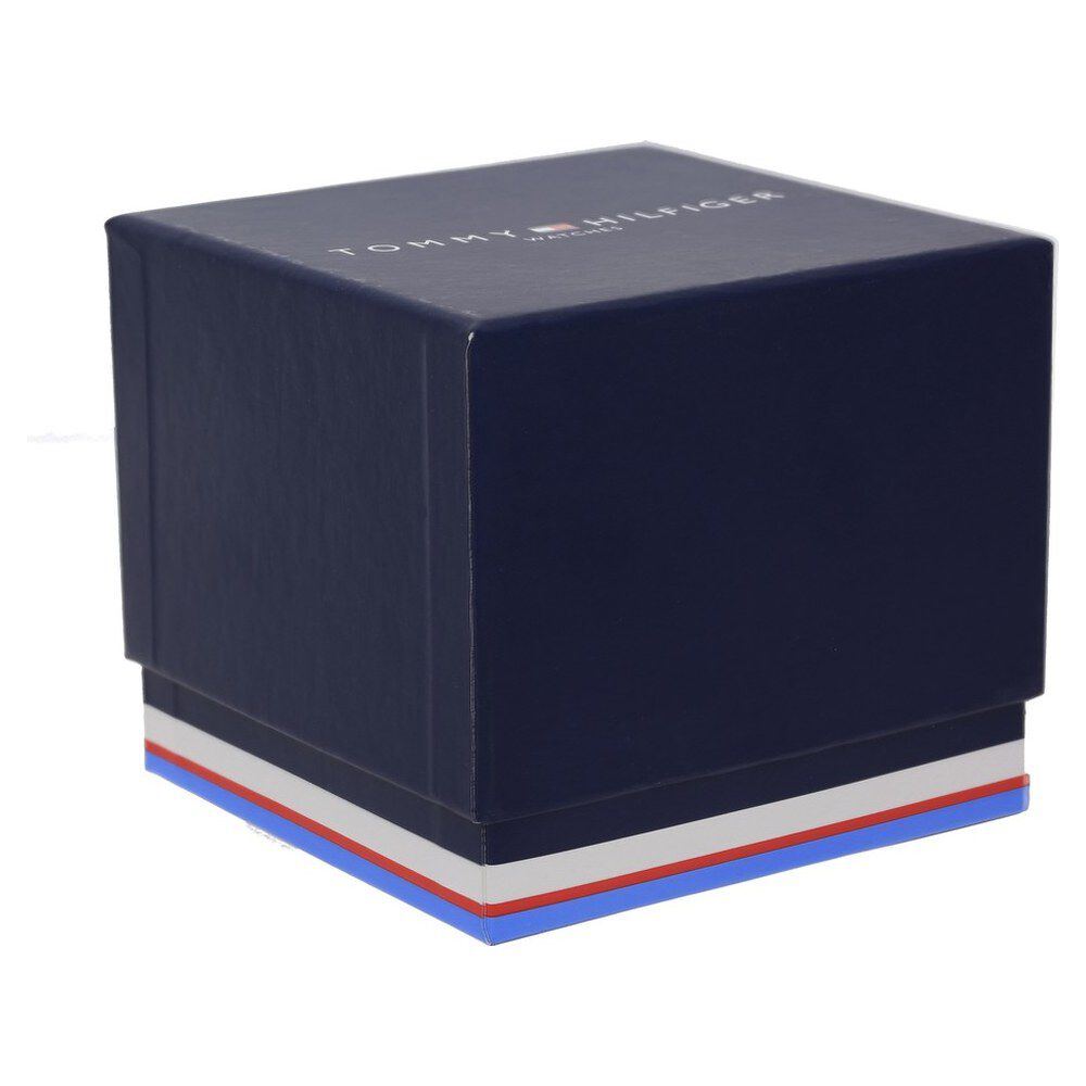 Tommy Hilfiger Quartz Multifunction Black Dial Leather Strap Watch for Men-NCTH1791401W