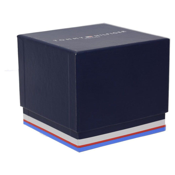 Tommy Hilfiger Quartz Multifunction Black Dial Leather Strap Watch for Men-NCTH1791401W