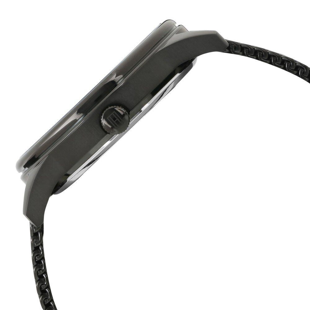 Tommy Hilfiger Quartz Multifunction Black Dial Metal Strap Watch For Men