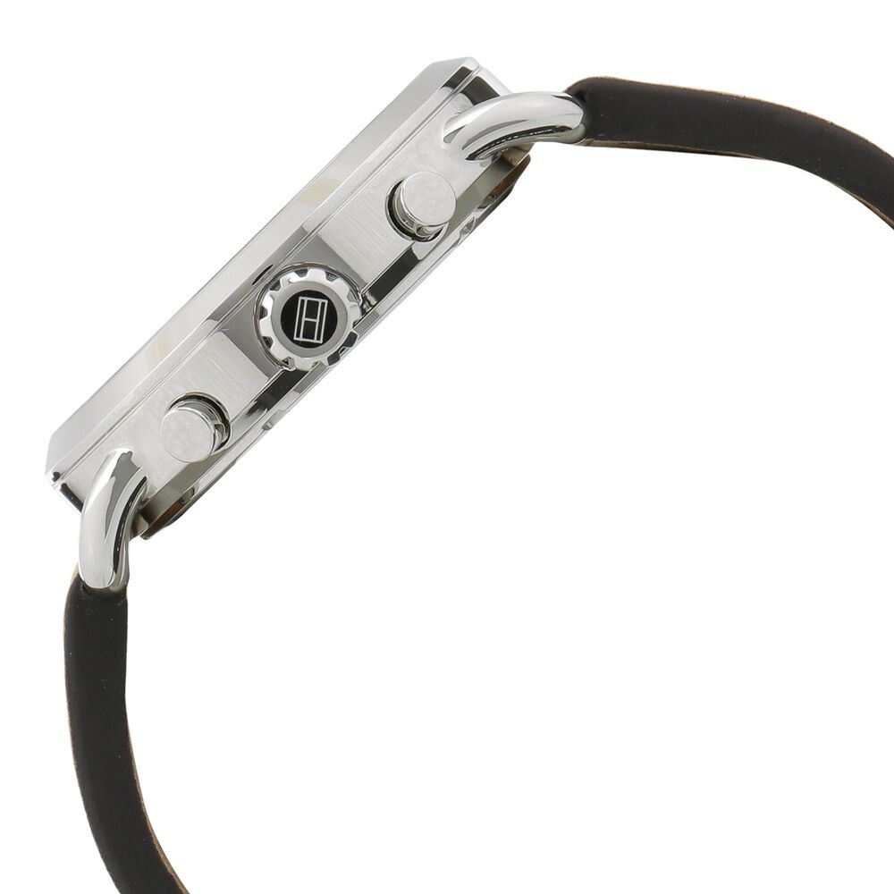 Tommy Hilfiger Quartz Multifunction Blue Dial Leather Strap Watch for Men-NCTH1791424W