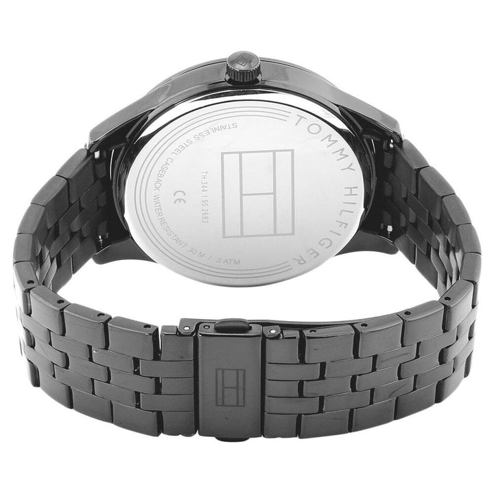 Tommy Hilfiger Quartz Multifunction Blue Dial Stainless Steel Strap Watch for Men-NCTH1791454W