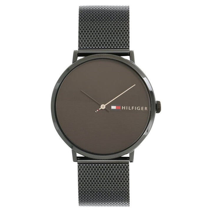 Tommy Hilfiger Quartz Analog Black Dial Metal Strap Watch For Men