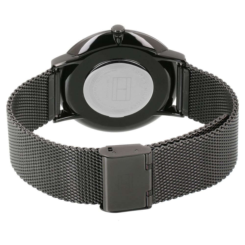 Tommy Hilfiger Quartz Analog Black Dial Metal Strap Watch For Men