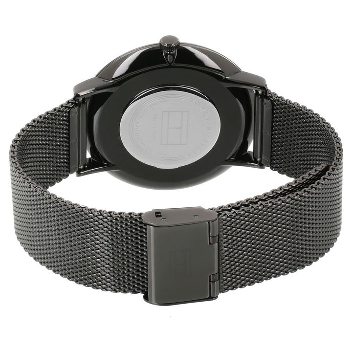 Tommy Hilfiger Quartz Analog Black Dial Metal Strap Watch For Men