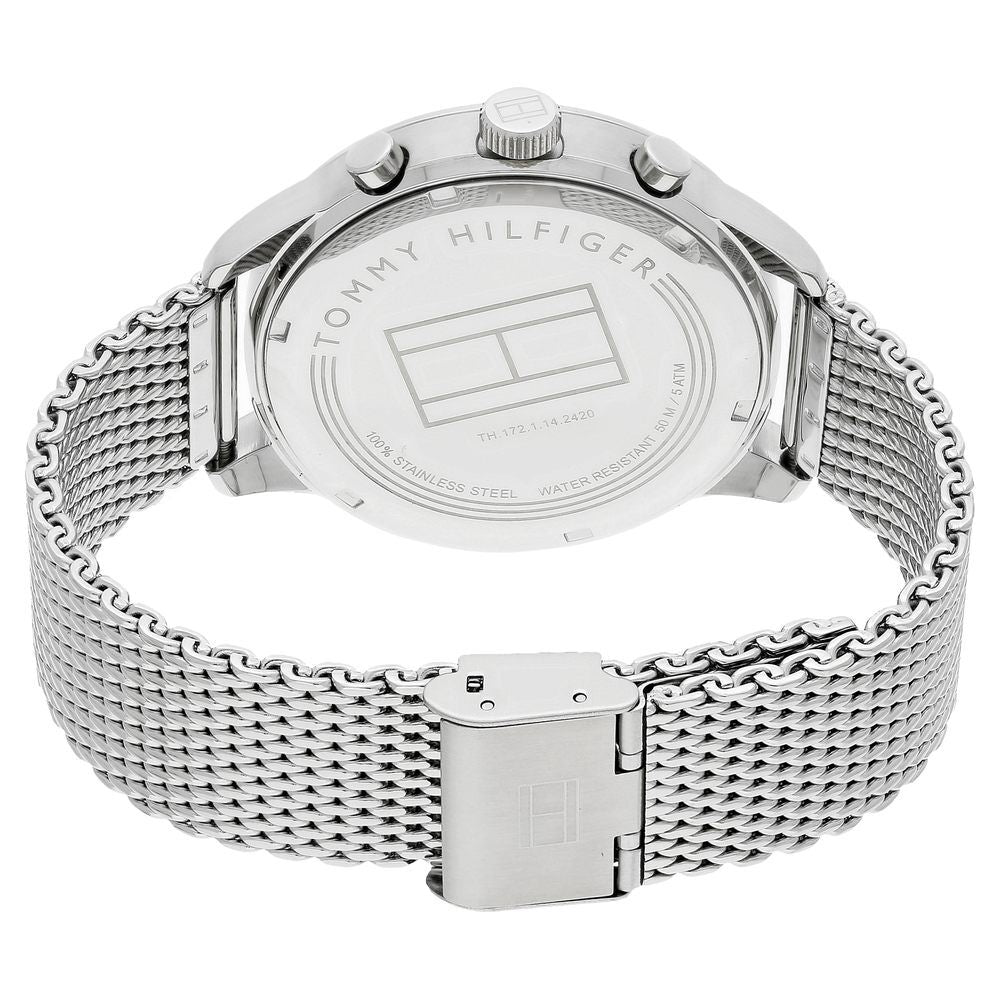 Tommy Hilfiger Quartz Multifunction Grey Dial Stainless Steel Strap Watch for Men-NCTH1791484W