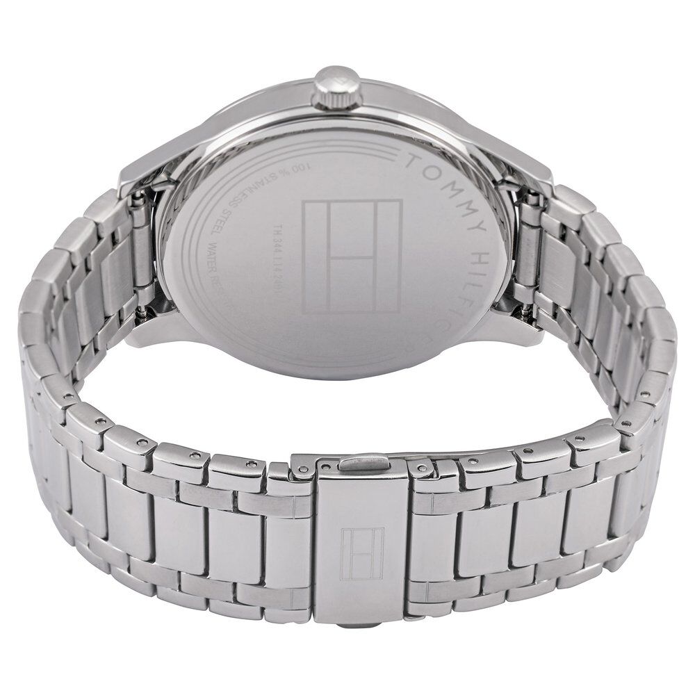 Tommy Hilfiger Quartz Analog with Date Grey Dial Stainless Steel Strap Watch for Men-NCTH1791490W