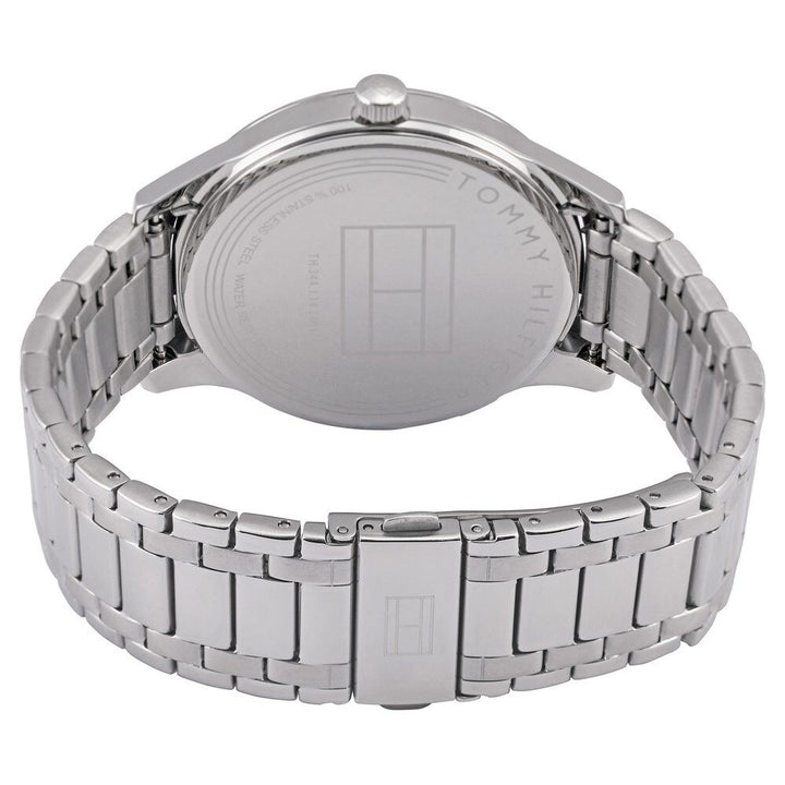 Tommy Hilfiger Quartz Analog with Date Grey Dial Stainless Steel Strap Watch for Men-NCTH1791490W