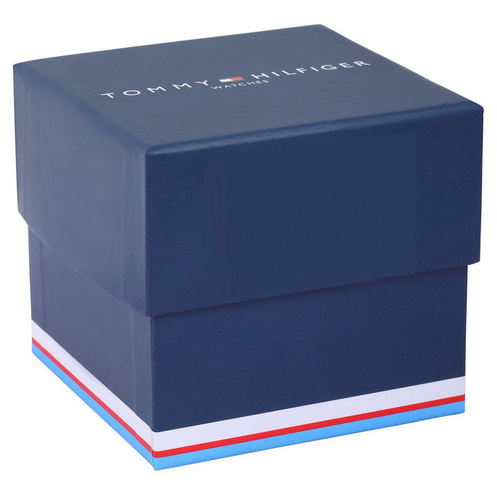 Tommy Hilfiger Quartz Analog with Date Silver Dial Stainless Steel Strap Watch for Men-NCTH1791491