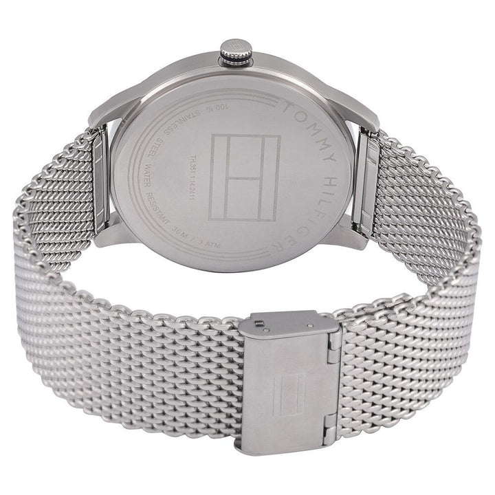 Tommy Hilfiger Quartz Analog with Date Blue Dial Stainless Steel Strap Watch for Men-NCTH1791500W