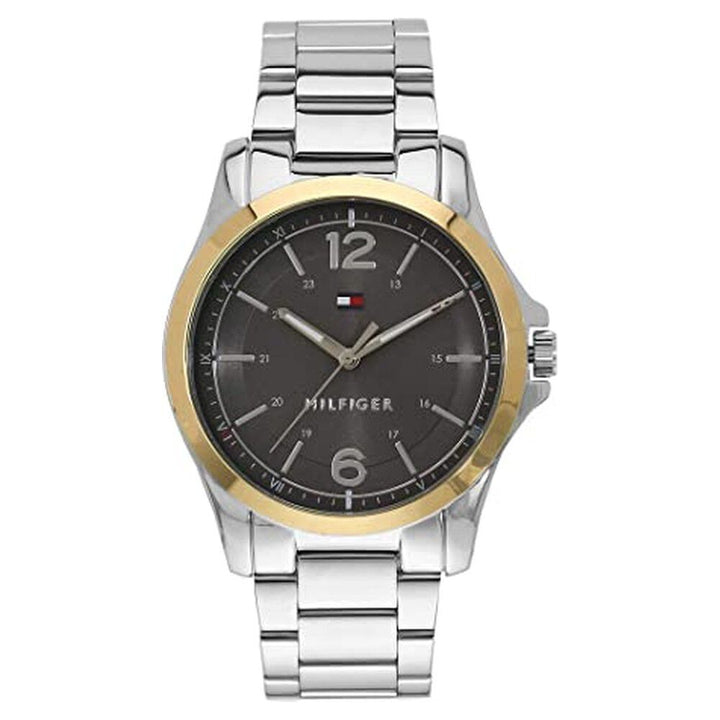 Tommy Hilfiger Quartz Analog Grey Dial Stainless Steel Strap Watch for Men-NCTH1791504