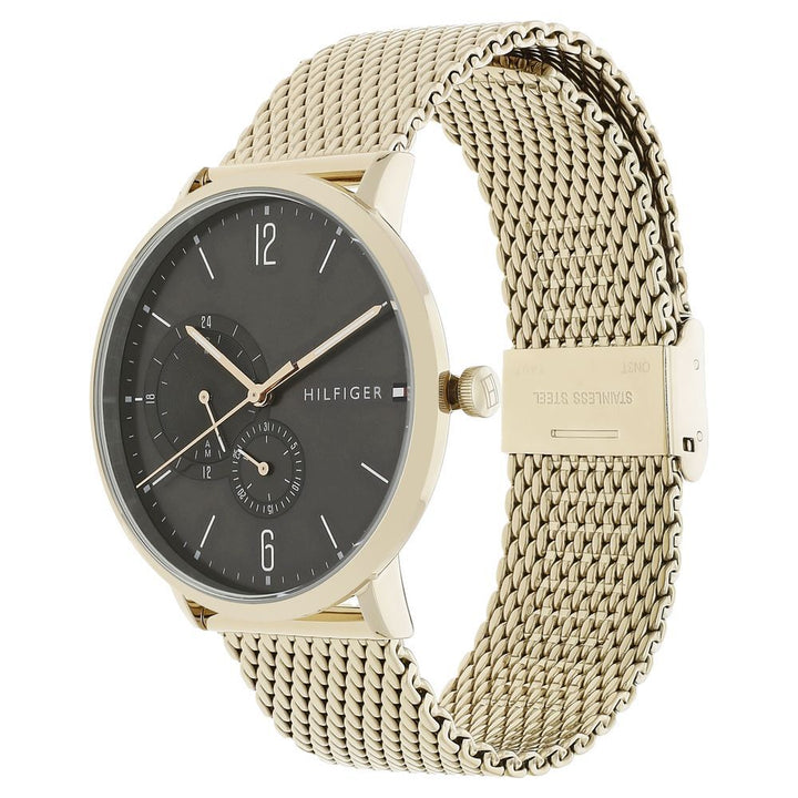 Tommy Hilfiger Quartz Multifunction Grey Dial Stainless Steel Strap Watch for Men-NETH1791506
