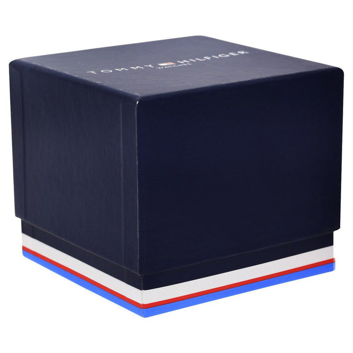Tommy Hilfiger Quartz Multifunction Black Dial Metal Strap Watch for Men-NETH1791507