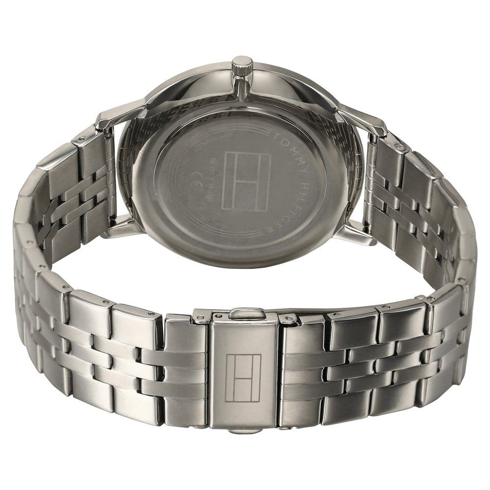 Tommy Hilfiger Quartz Analog White Dial Stainless Steel Strap Watch For Men