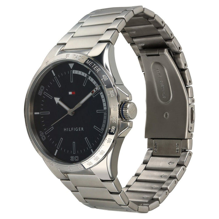 Tommy Hilfiger Quartz Analog Blue Dial Stainless Steel Strap Watch for Men-NCTH1791524W