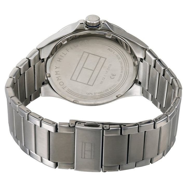Tommy Hilfiger Quartz Analog Blue Dial Stainless Steel Strap Watch for Men-NCTH1791524W