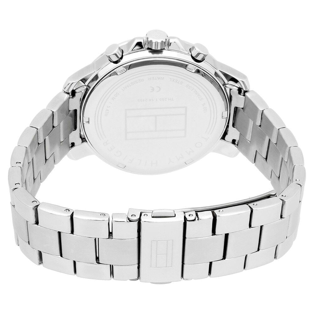 Tommy Hilfiger Quartz Multifunction Blue Dial Stainless Steel Strap Watch for Men-NCTH1791534W