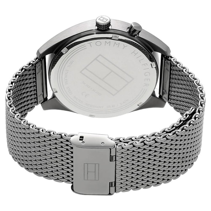 Tommy Hilfiger Quartz Analog Grey Dial Stainless Steel Strap Watch for Men-NCTH1791546W