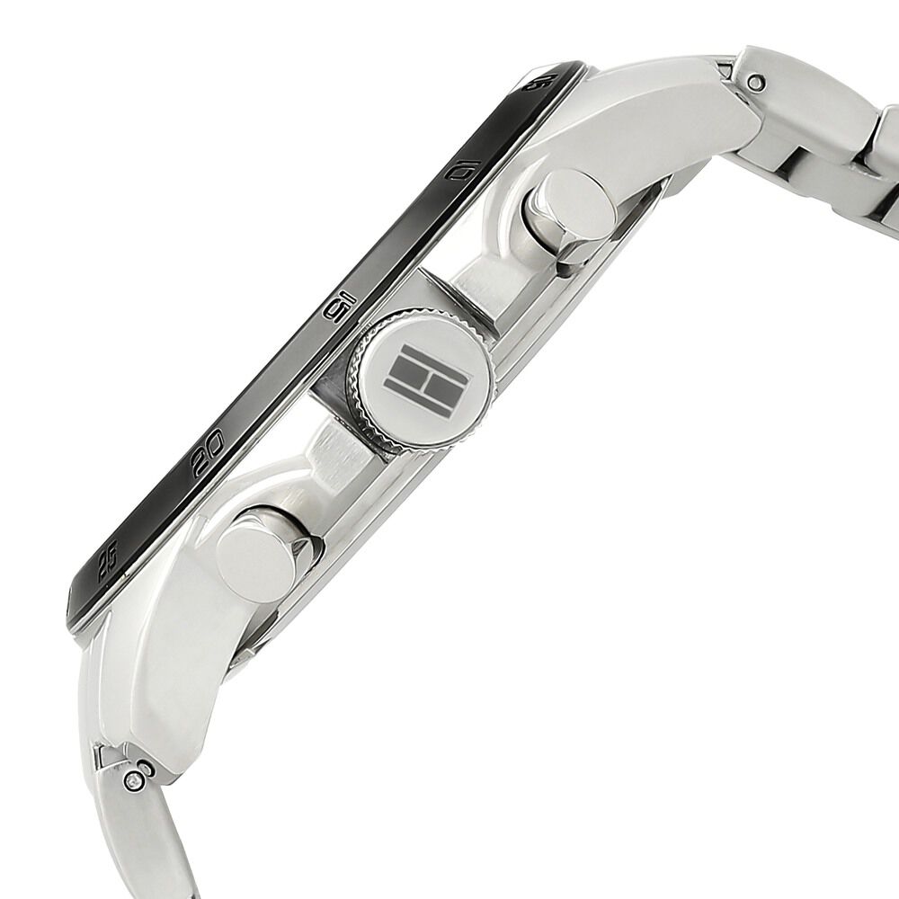 Tommy Hilfiger Quartz Analog Black Dial Stainless Steel Strap Watch for Men-NCTH1791564W