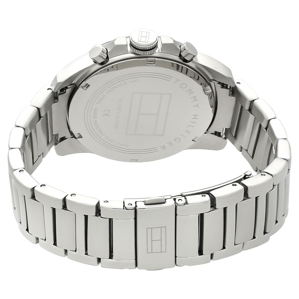 Tommy Hilfiger Quartz Analog Black Dial Stainless Steel Strap Watch for Men-NCTH1791564W