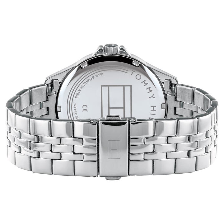 Tommy Hilfiger Quartz Multifunction Blue Dial Stainless Steel Strap Watch for Men-NCTH1791612W