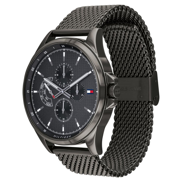 Tommy Hilfiger Quartz Multifunction Grey Dial Stainless Steel Strap Watch for Men-NCTH1791613W