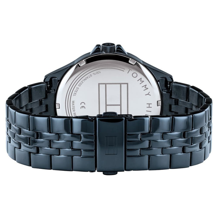Tommy Hilfiger Quartz Multifunction Blue Dial Stainless Steel Strap Watch for Men-NTTH1791618