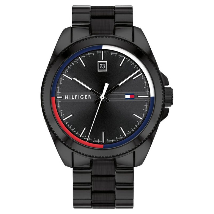 Tommy Hilfiger Black Dial Quartz Analog Watch For Men